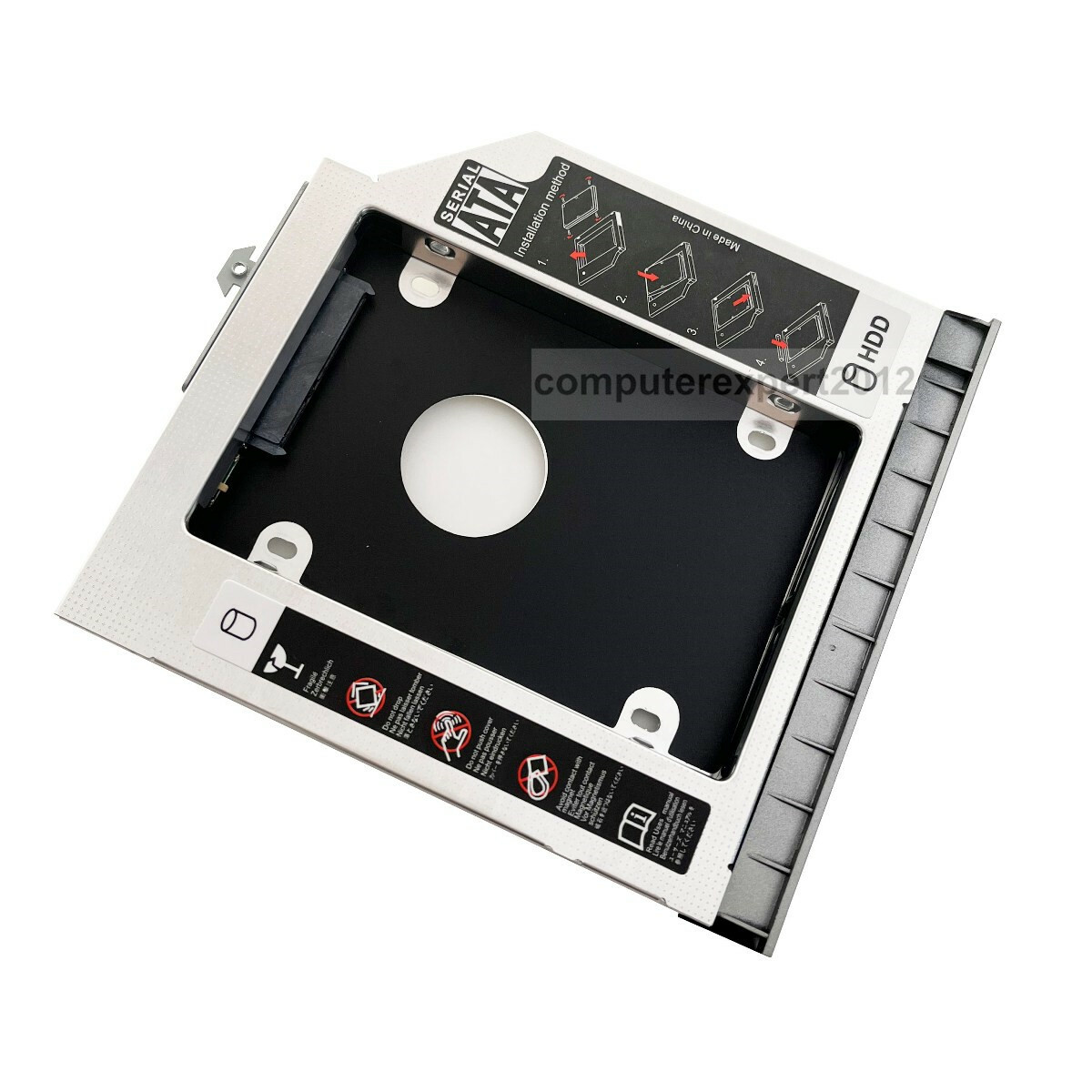 With bezel 2nd HDD SSD hard drive Caddy For HP EliteBook 8460P 8460W 8470P 8470W