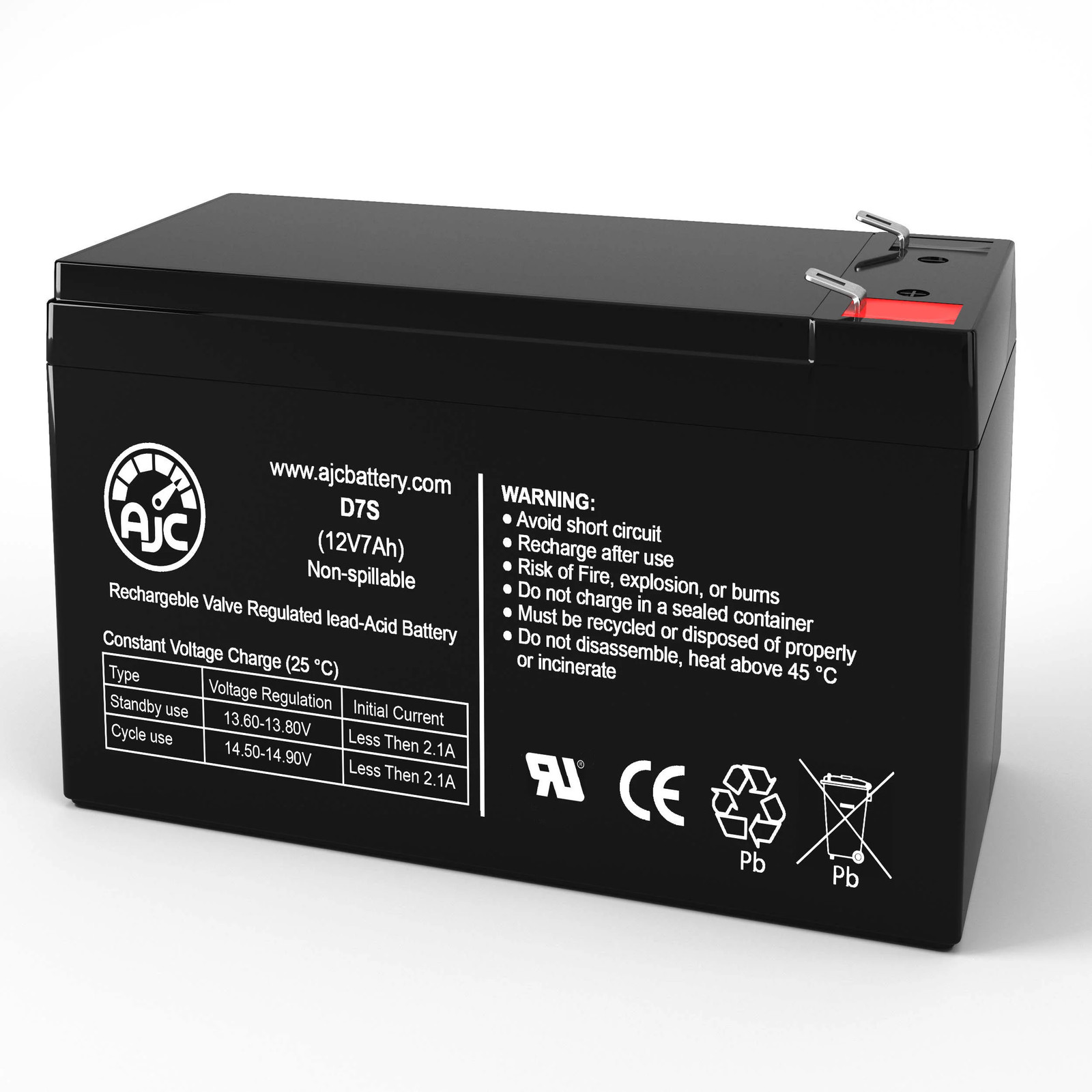 AJC Battery Compatible with CyberPower UP625 12V 7Ah UPS Battery