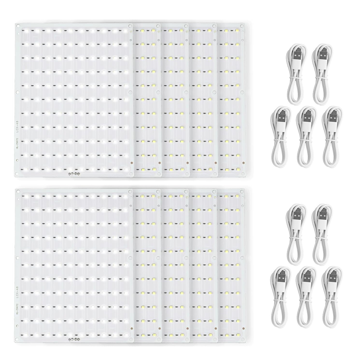 Lithophane LED Backlight Display Board Kit 10pc CMYK Lithophane Light Panel