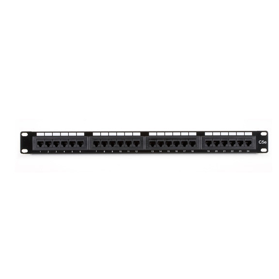 Black Box 24-Port Cat5e 1U Patch Panel