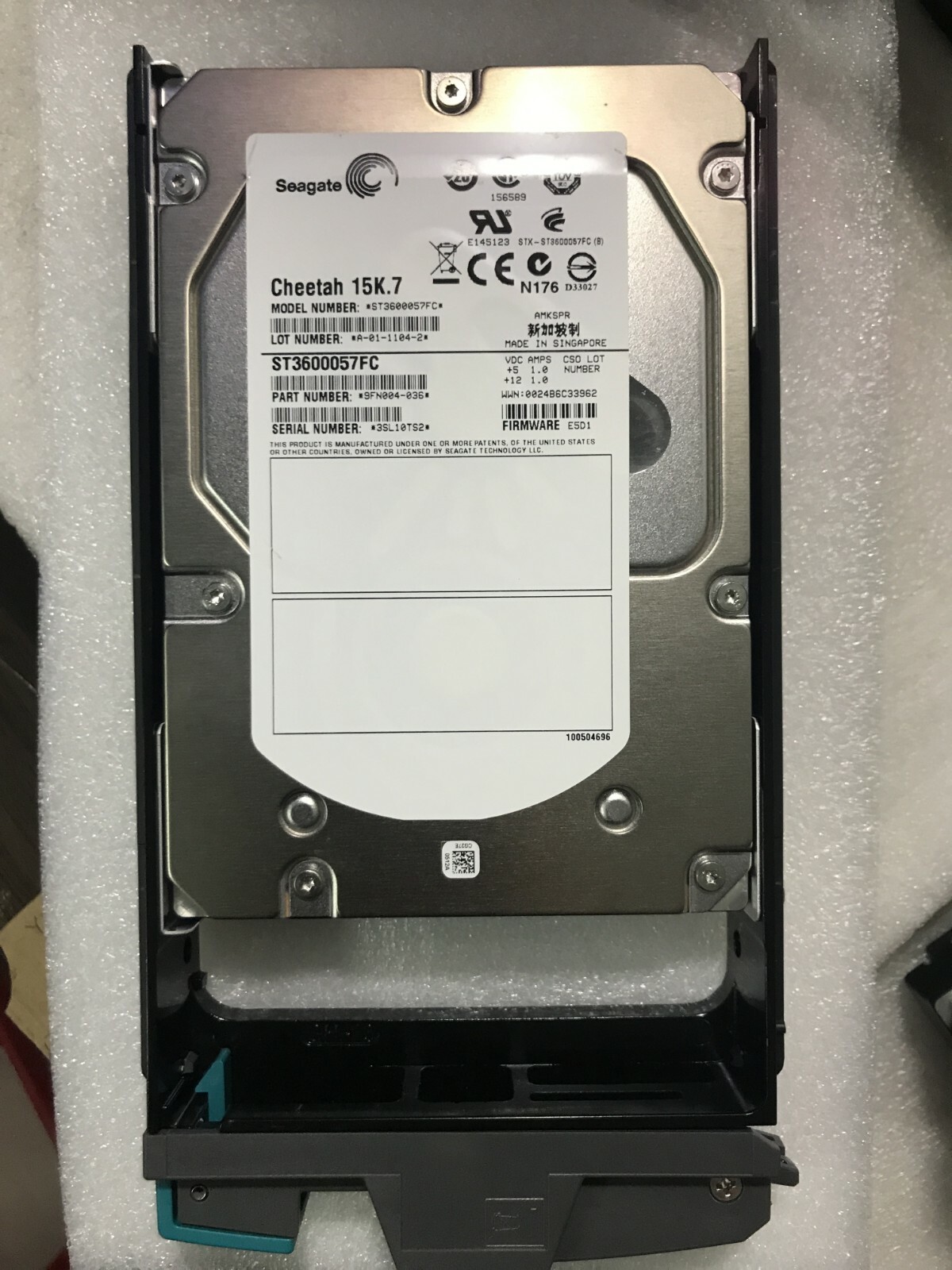 Used HDS Seagate S2G-K600FC 5529301-A 600G 15K FC ST3600057FC xp20000 xp24000