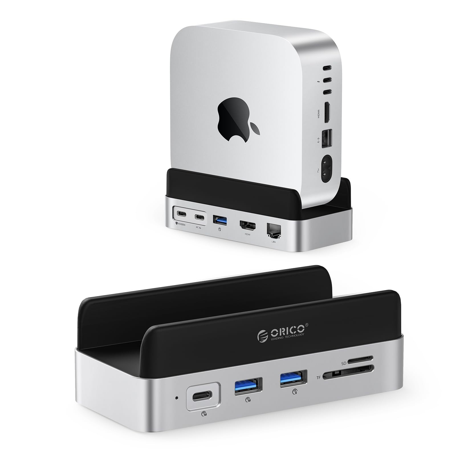 ORICO Mac Mini M4-M6 Dock Stand Built-in 4TB NVMe M.2 SS VSP10-4T