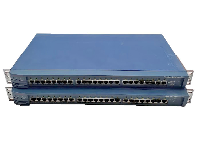 Lot of 2 Cisco Catalyst 2900 Series XL Switches