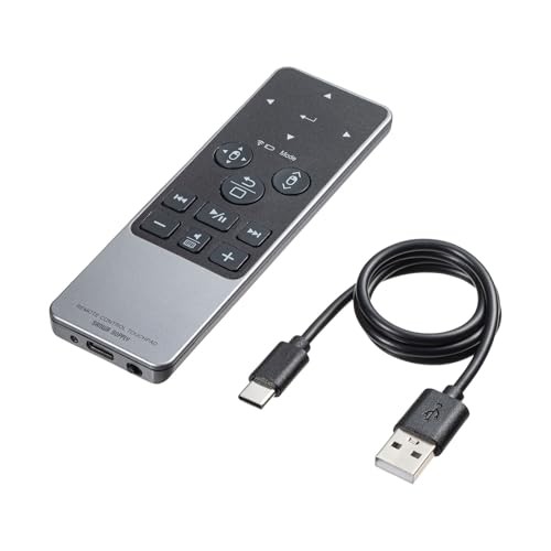 Sanwa Supply MA-PBS325BK Remote Control Mouse with Bluetooth Touchpad Operation
