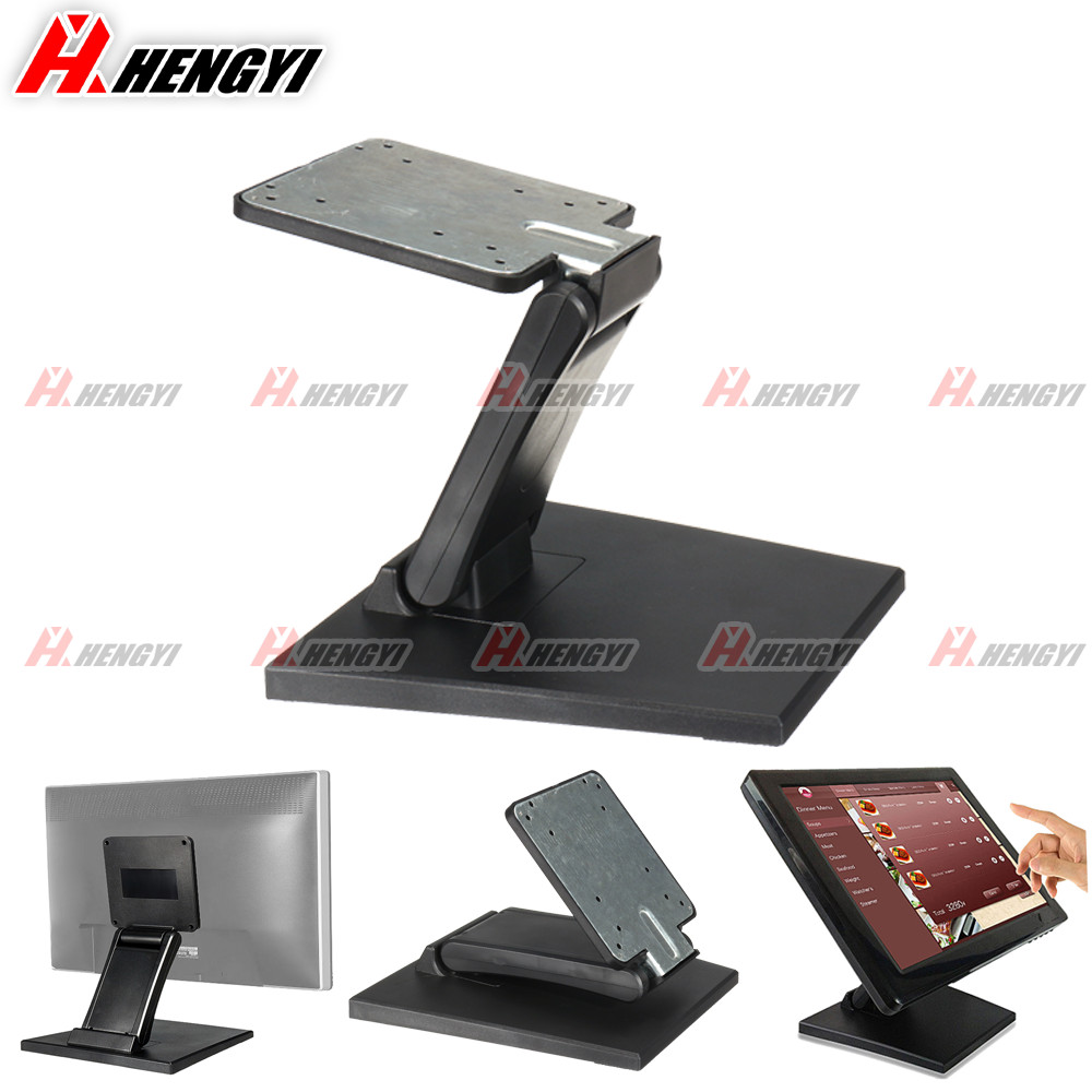 Desktop 75,100mm VESA-Mounted TV 10'-27' Tilt Stand Fold Screen Monitor Holder