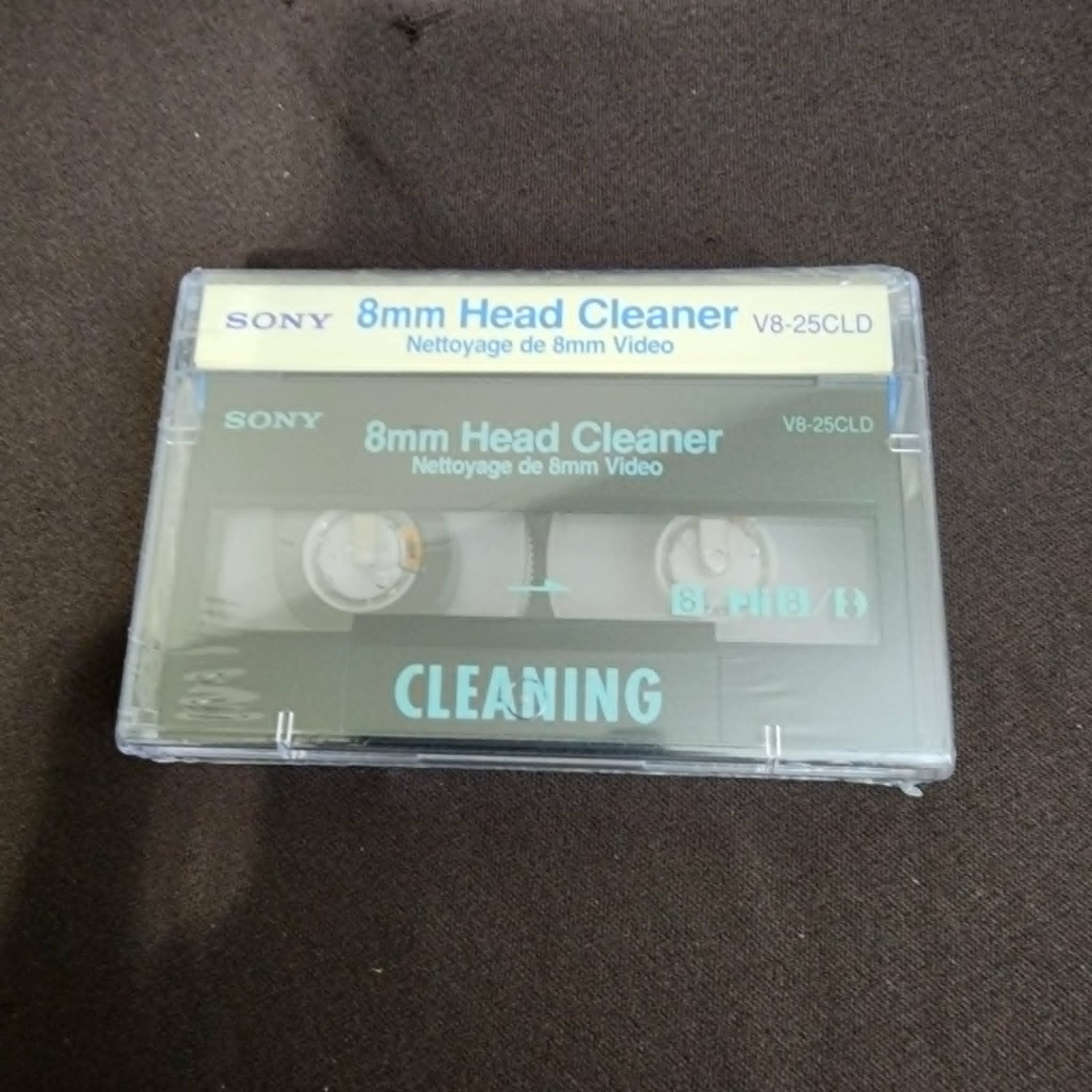 SONY 8MM VIDEO8 HI8 D8 DIGITAL8 DATA8 HEAD CLEANING CLEANER CLEAN TAPE BRAND NEW