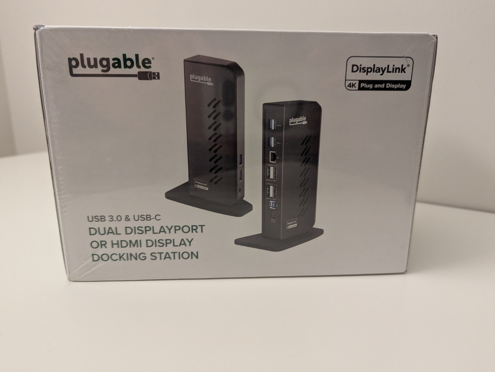 Plugable USB 3.1 USB-C Dual  DP/HDMI 4K Docking Station UD-6950Z BNIB SEALED