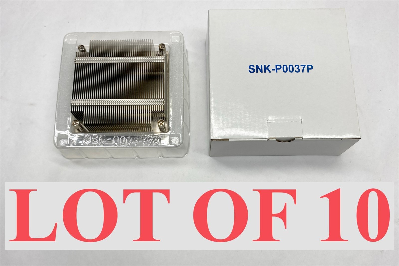 Supermicro SNK-P0037P 1U Passive CPU Heat Sink Socket LGA1366 Lot 10 NEW