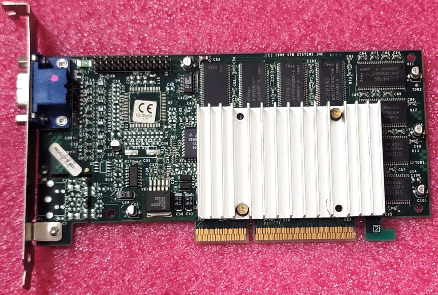 3DFX Voodoo3 3000 16MB VGA AGP GPU Video Card for Retro Gaming working #WA6