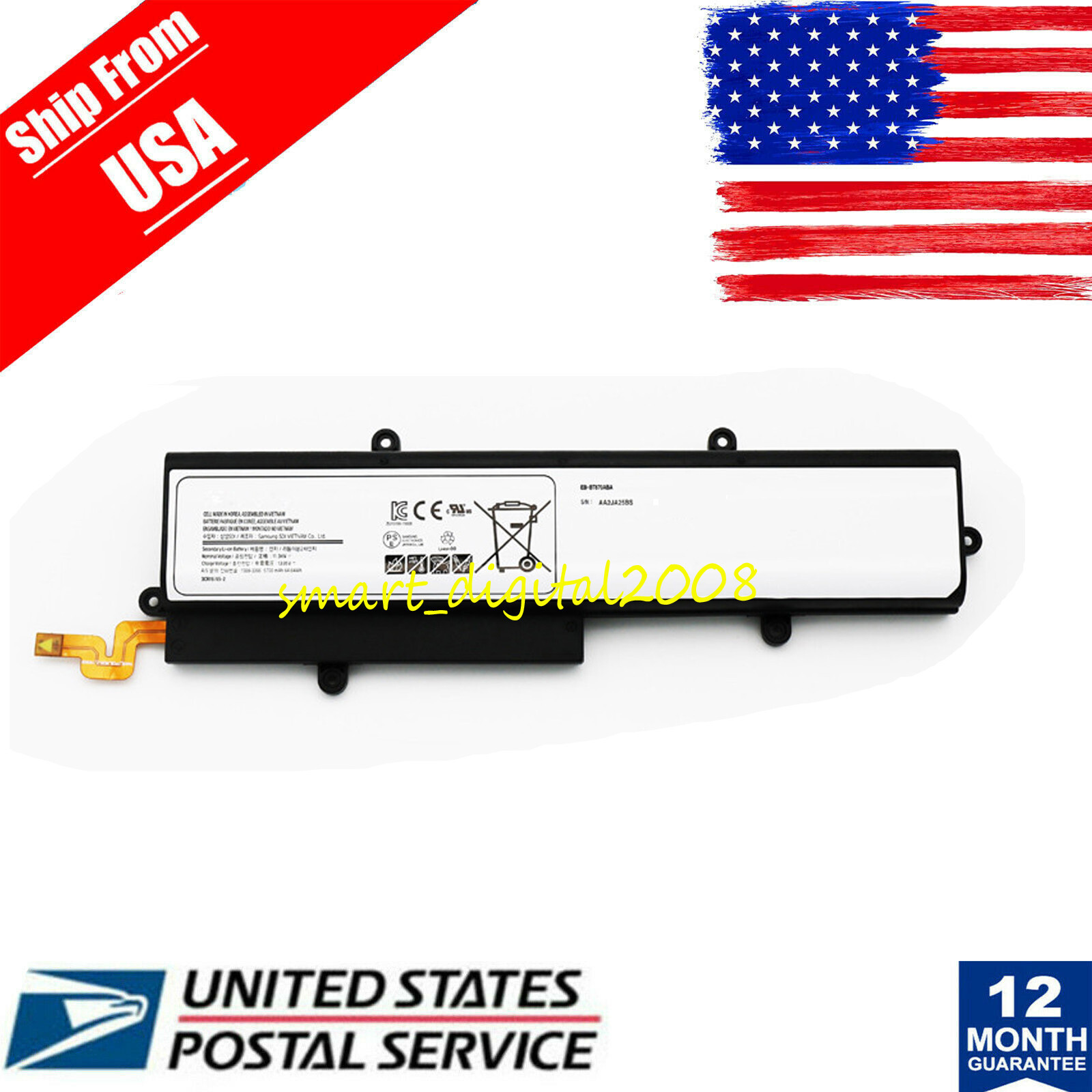 EB-BT670ABA EB-BT670ABE Laptop Battery for Samsung Galaxy AA2GB07B AA1G907KS