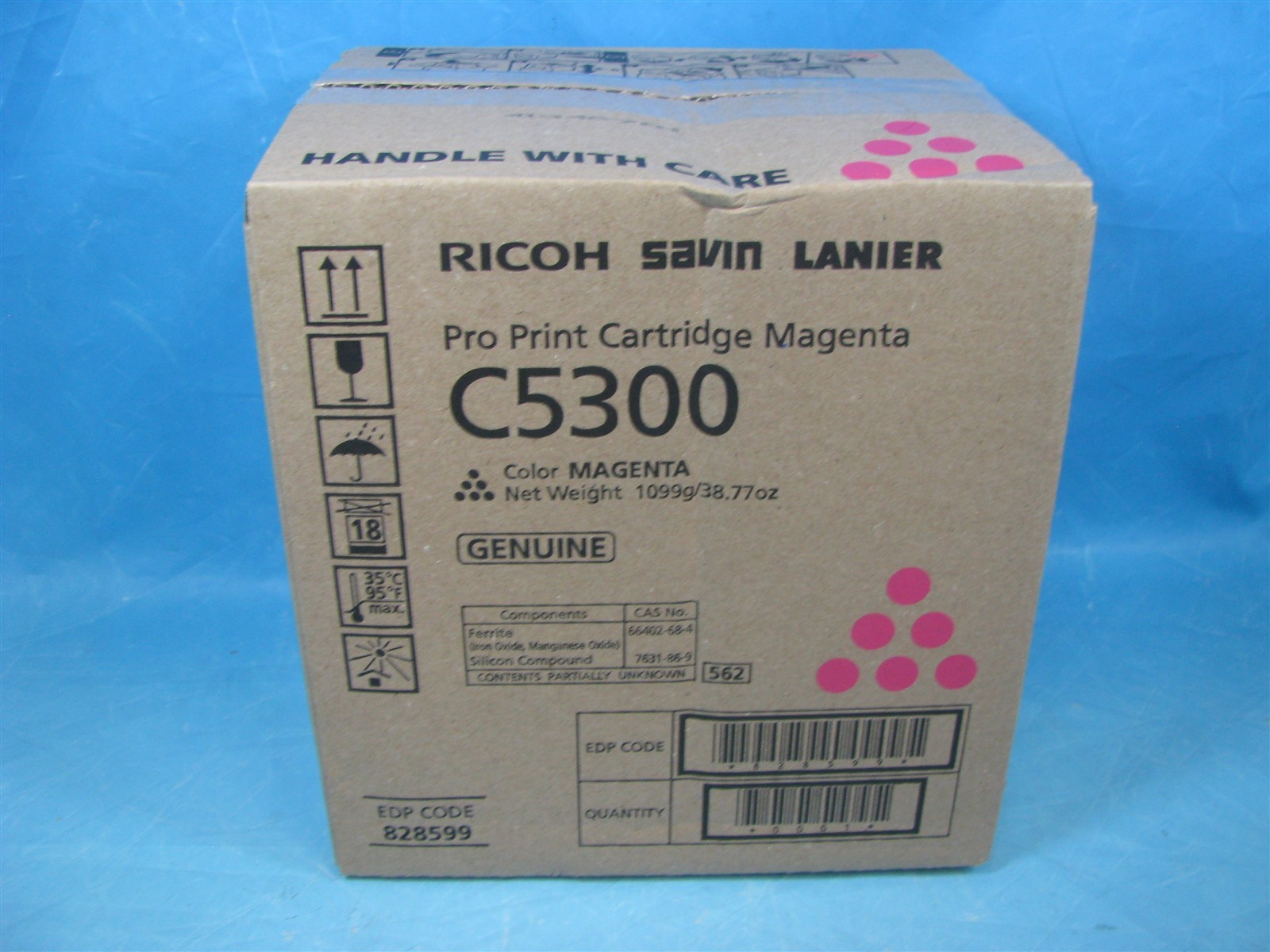 GENUINE RICOH PRO PRINT CARTRIDGE MAGENTA - C5300 - EDP 828599 - NEW - 