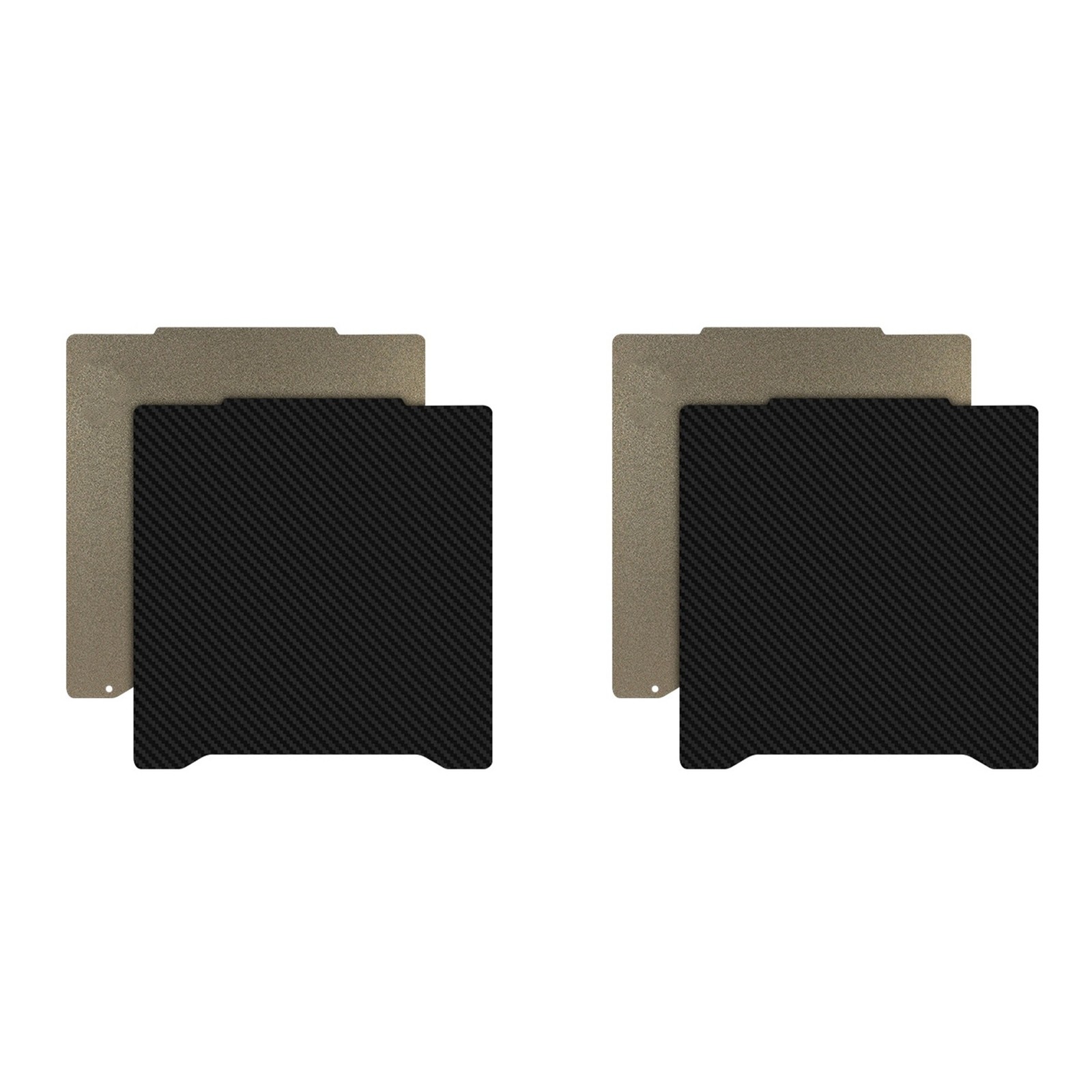 2X(2X for Prusa  PEI Sheet Build Plate 196.3X190mm  Sided PEI PET Spring4375