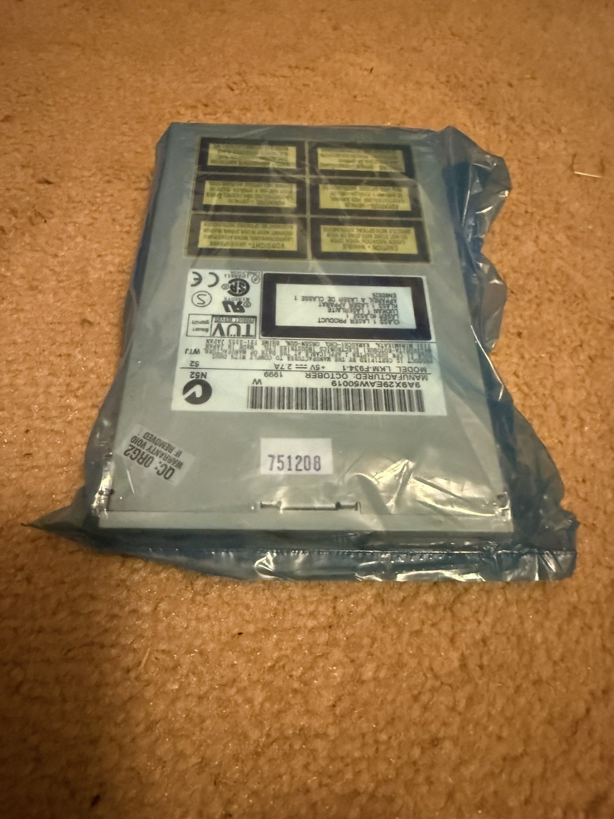 Panasonic Matsushita LKM-F934-1 Super Disk LS-120 Drive 120MB Floppy