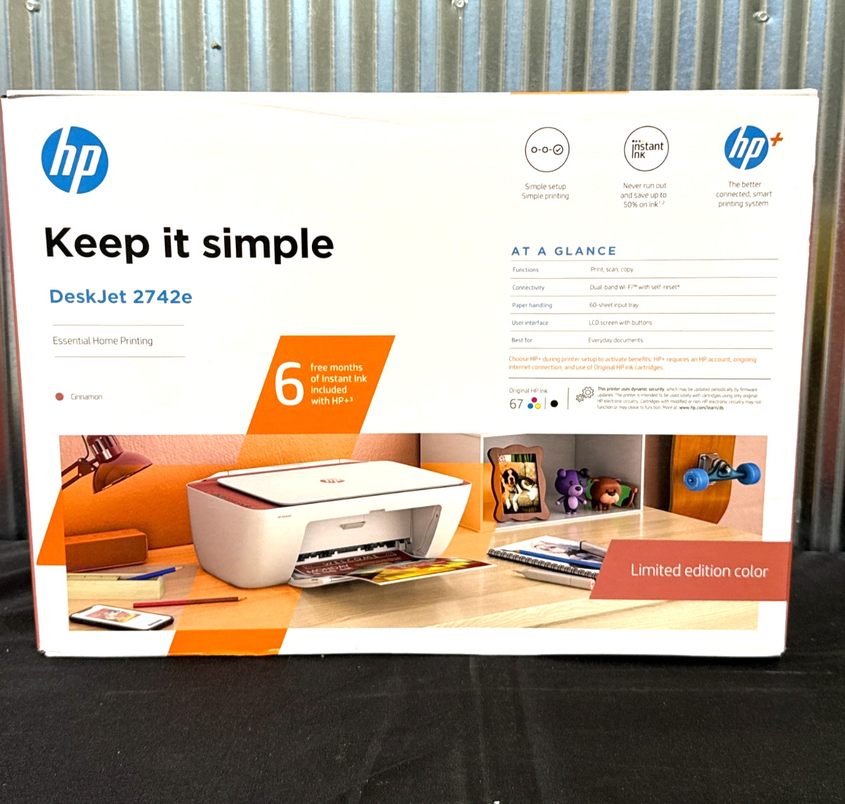 HP DeskJet 2742e Printer red 26K69A#1HA 🇺🇸✨🇺🇸✨ Limited Edition 🇺🇸✨🇺🇸✨
