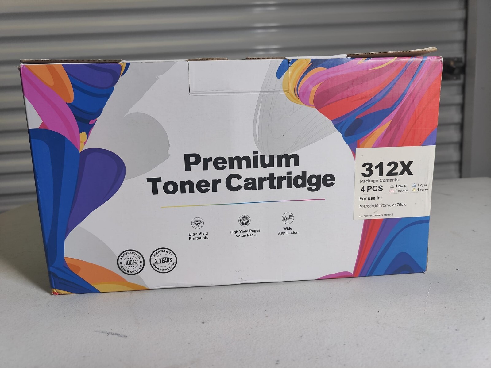 4PK  312X Premium Toner Cartridge ,