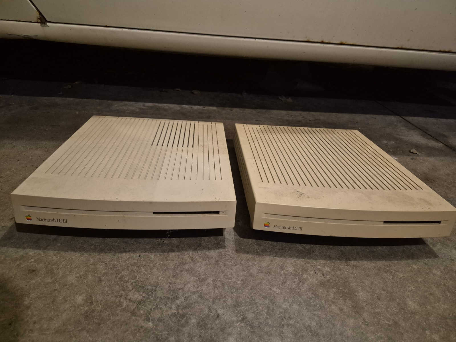 Lot of 2 Vintage Apple Macintosh LC III M1254 Computers - Untested As Is
