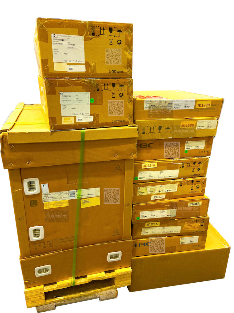 JD238B I DUAL PSU MPU BUNDLE NEW HP Procurve 7510 0235A0G0 Switch 6x LPU Modules