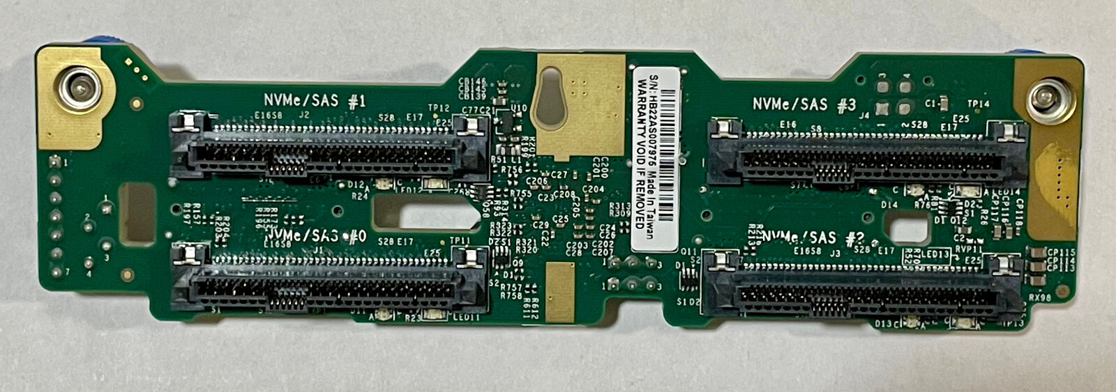 Supermicro BPN-NVME4-HS119N-S4R 1U 4-Slot SFF Backplane - 4 x SAS3/SATA3/NVMe4