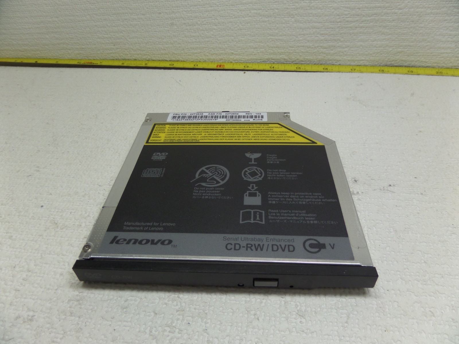 IBM Lenovo CD-RW/DVD Multi-Burner Drive  42T2535 4272534 42T2521 42T2520 R500