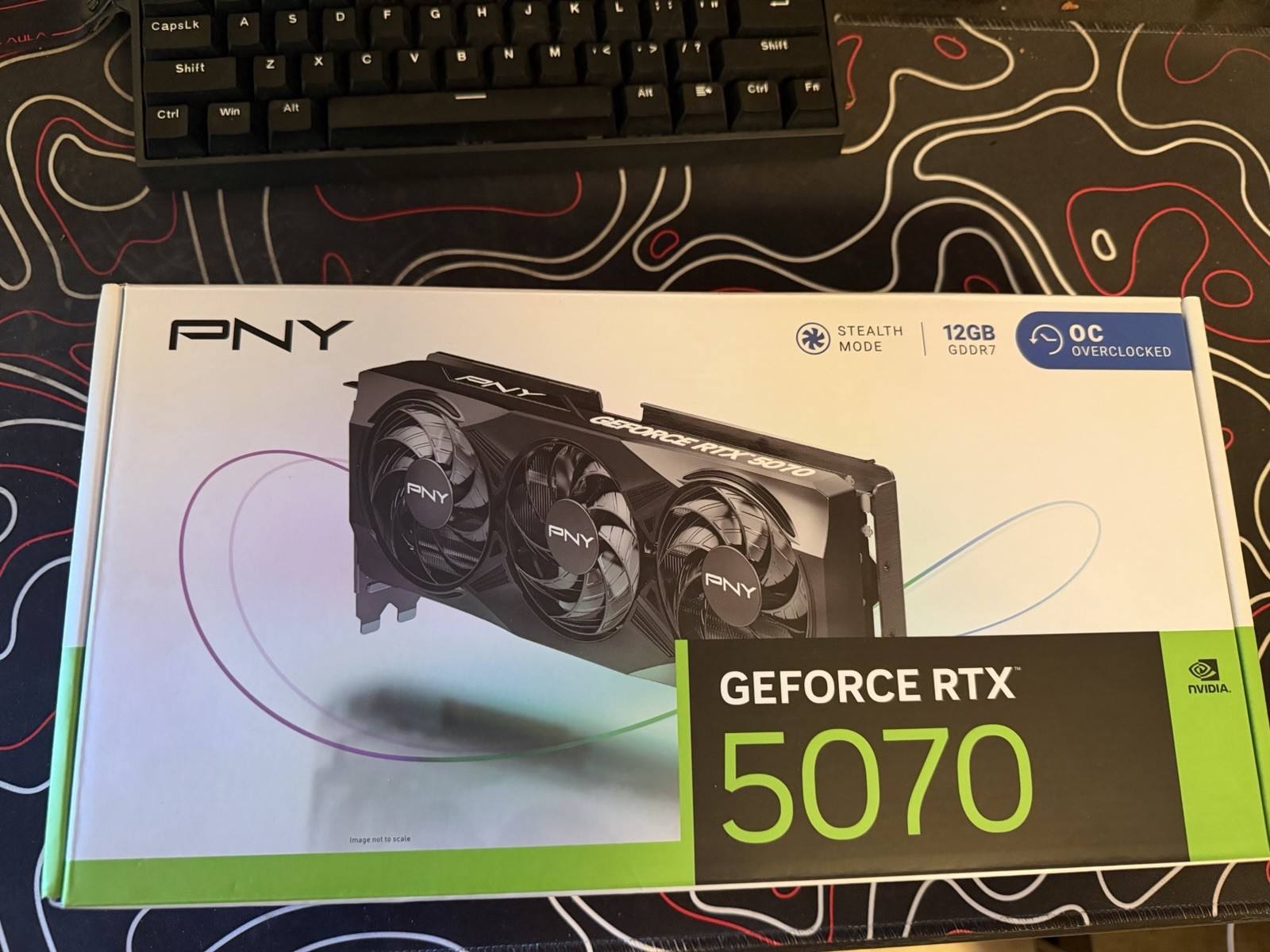 PNY NVIDIA GeForce RTX 5070 12GB OC GDDR7