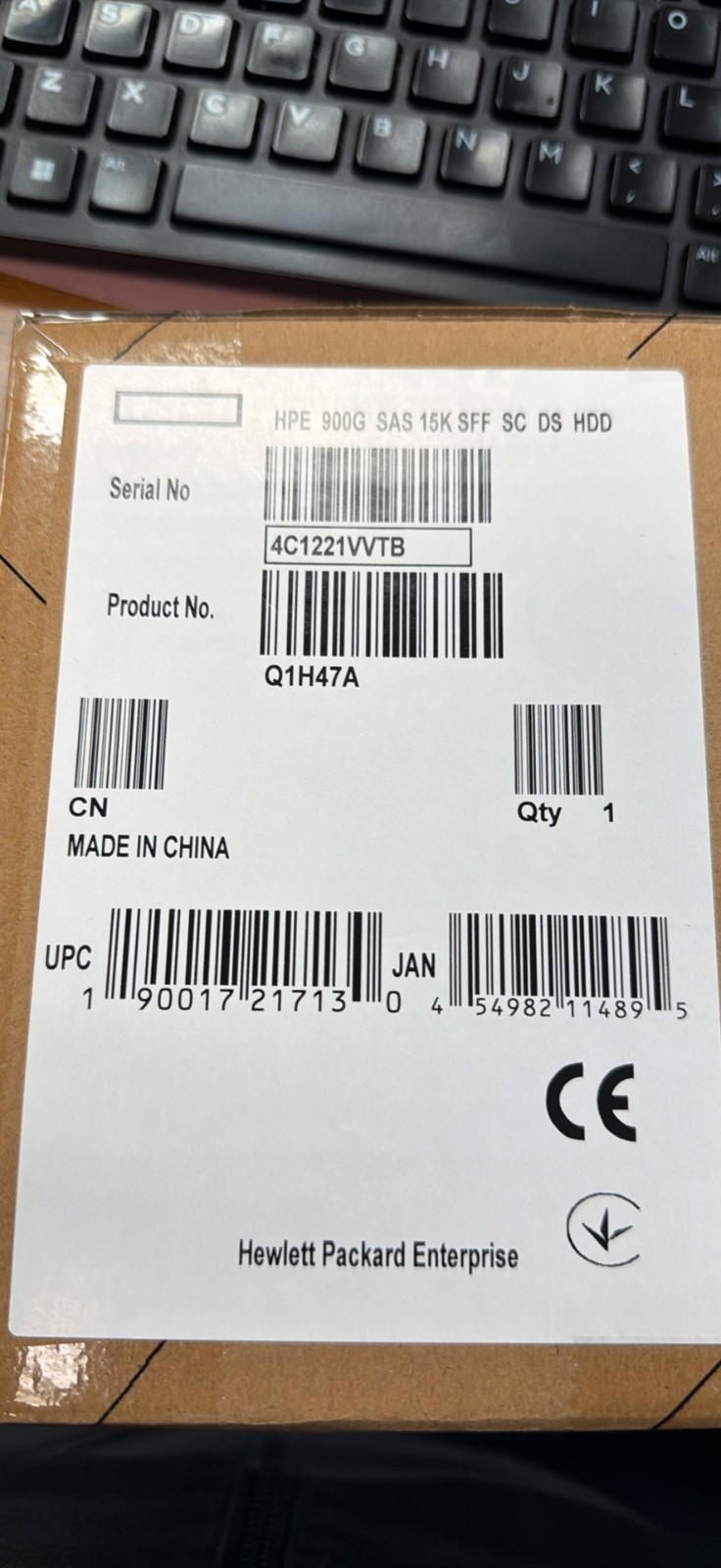 NEW for 870795-001 HPE 900GB 12G SAS 15K ENT 2.5" DS HDD Server 870759-B21