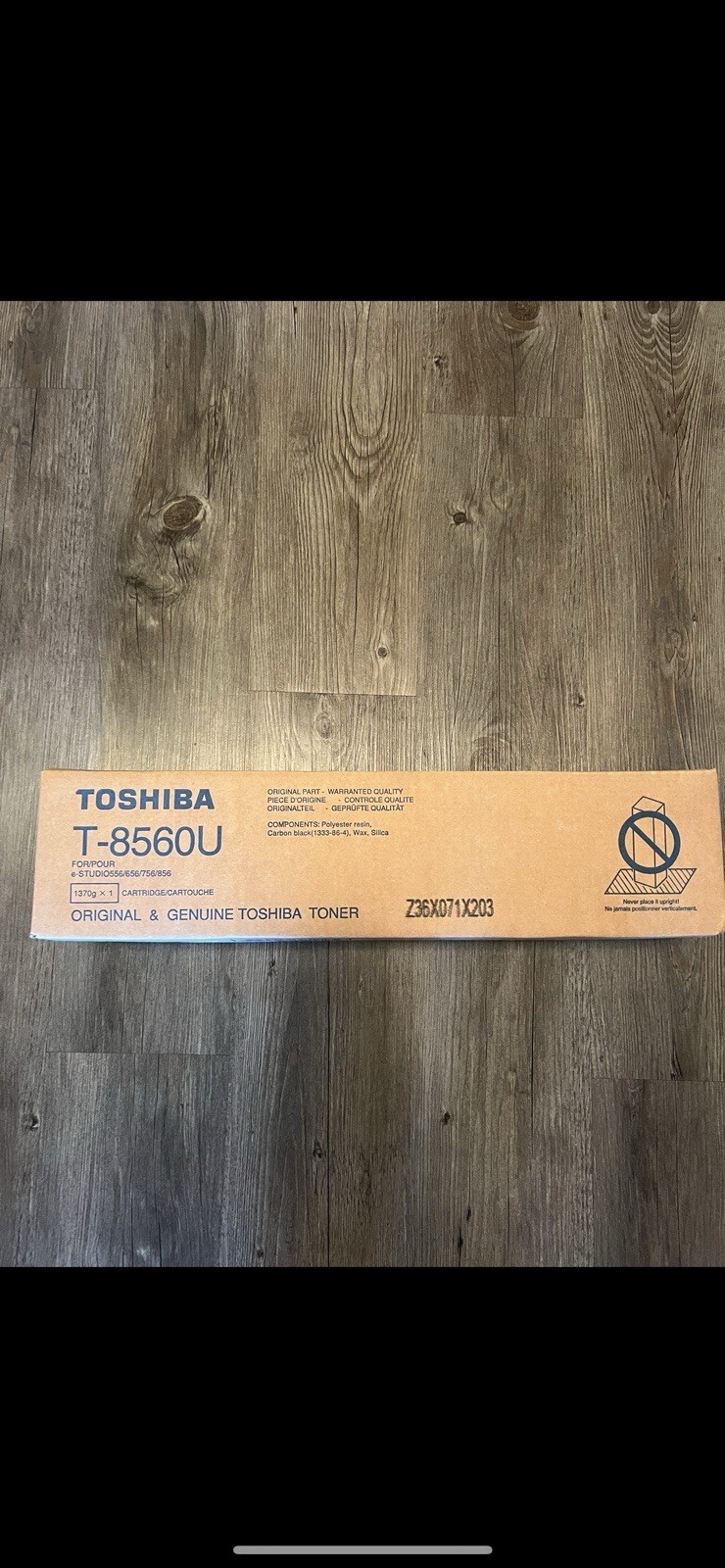 Toshiba T-8560U Black Toner Cartridge, OEM, OEM, Pack of 2