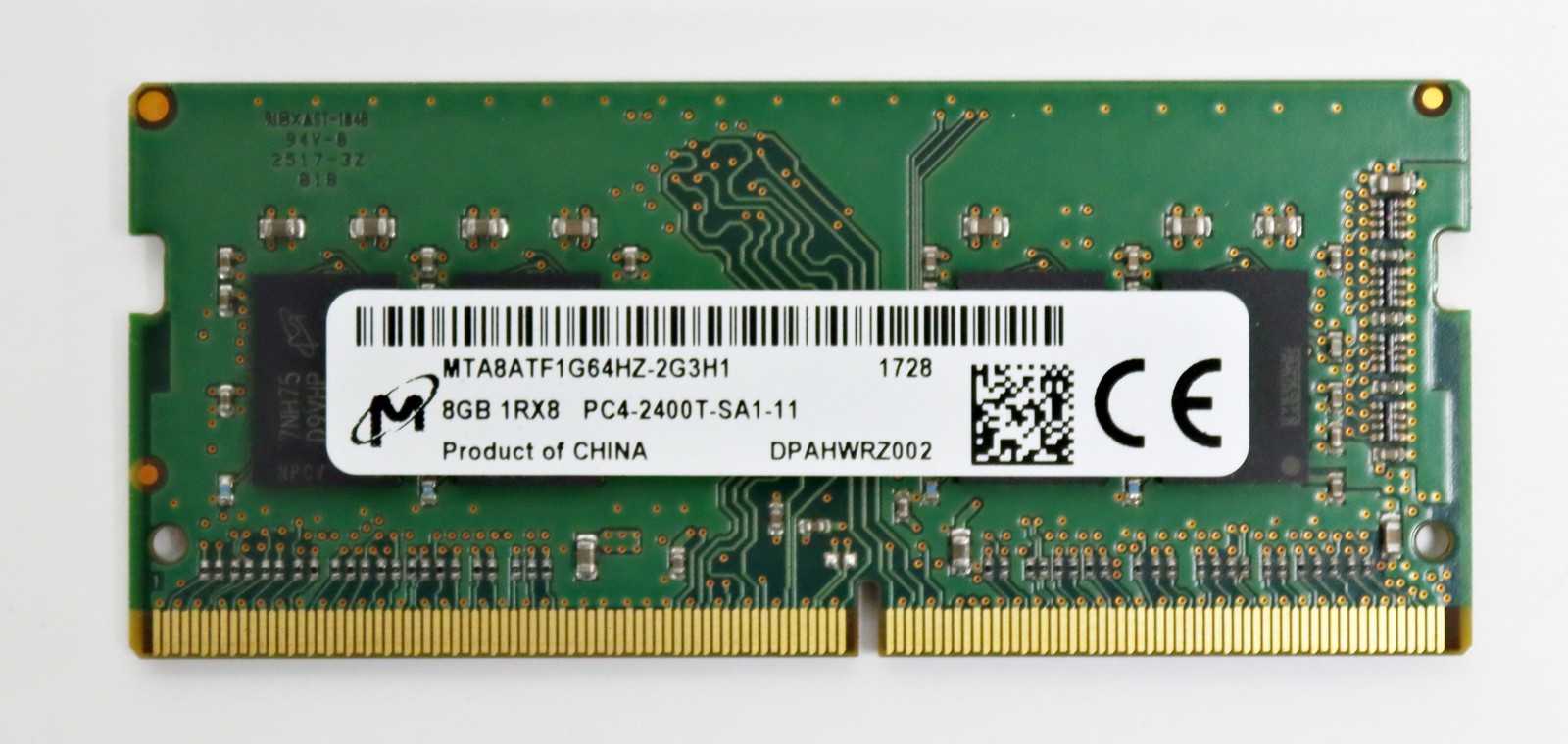 Samsung 8GB DDR4 1Rx8 PC4-2133P Laptop Memory RAM M471A1K43BB0-CPB