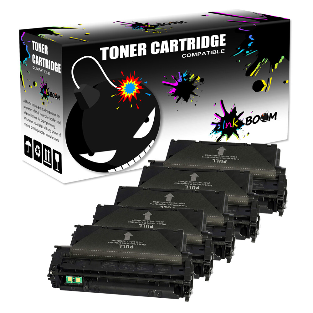 5 Black Toner Cartridge replace for HP Q5949X 49X LaserJet MFP 3390 1320N 1320TN