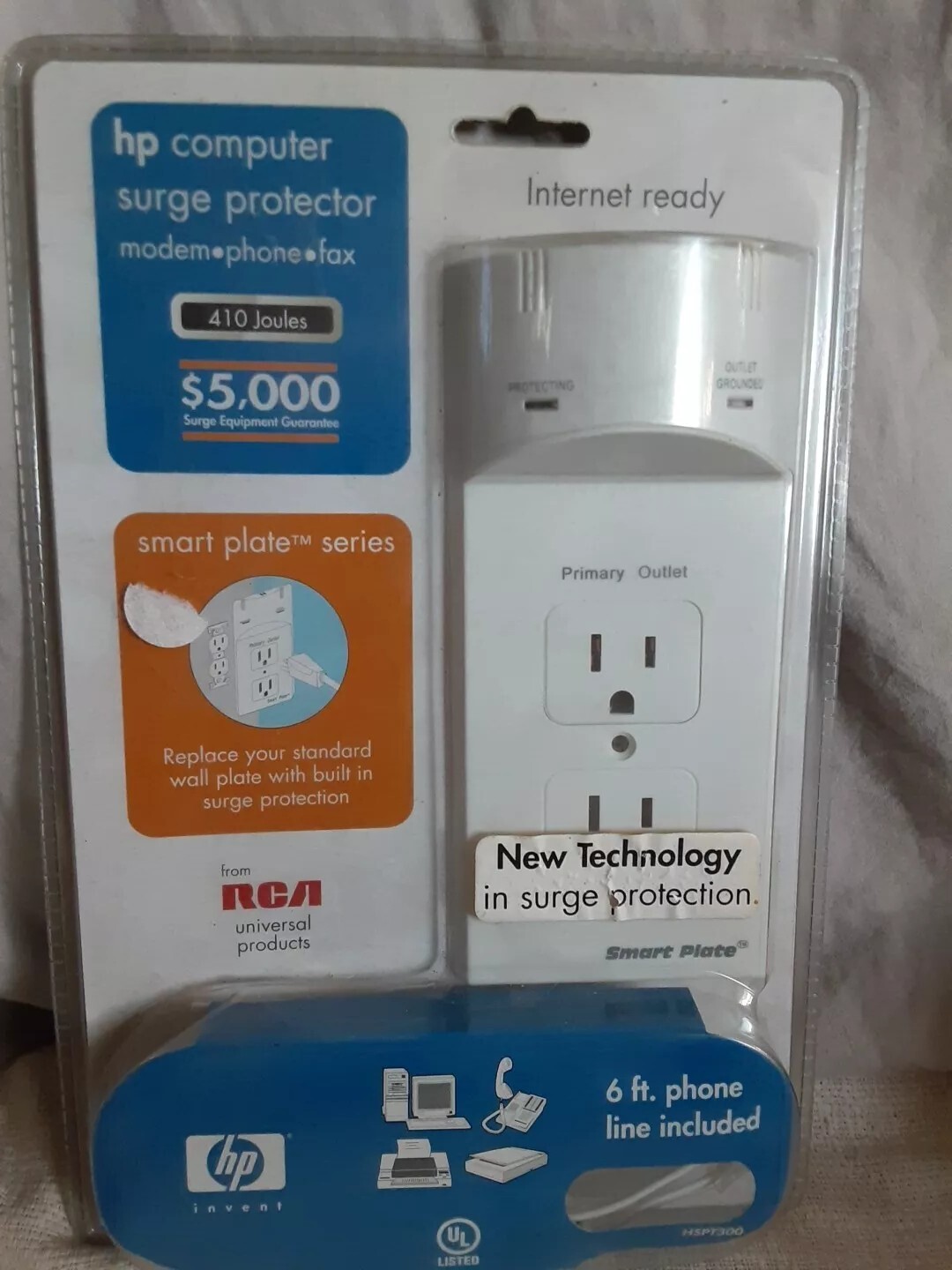 Hp Computer Surge Protector Smart Plate Series NIP