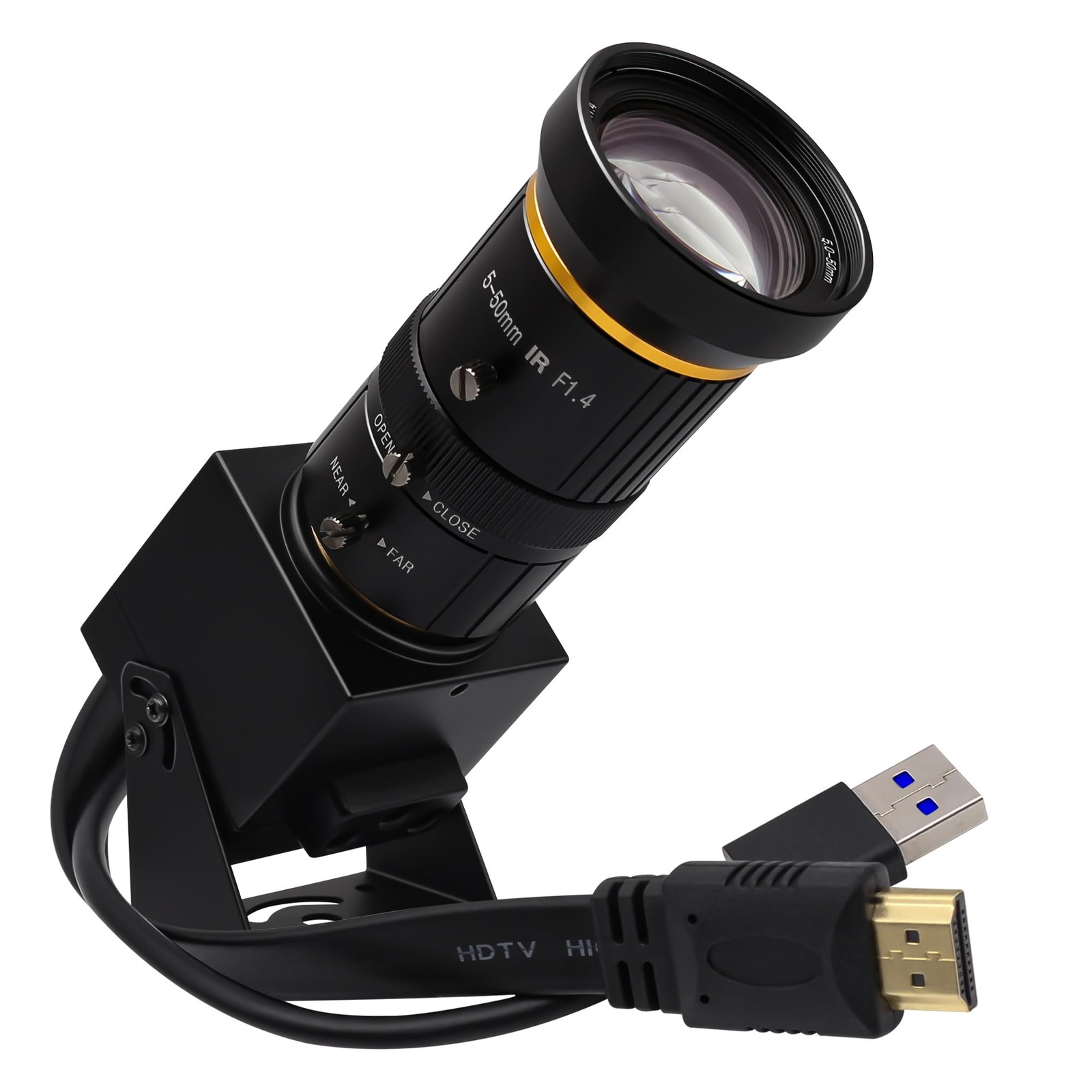 SVPRO HDMI USB Camera 4K 60fps USB3.0 Streaming with 5-50mm Lens