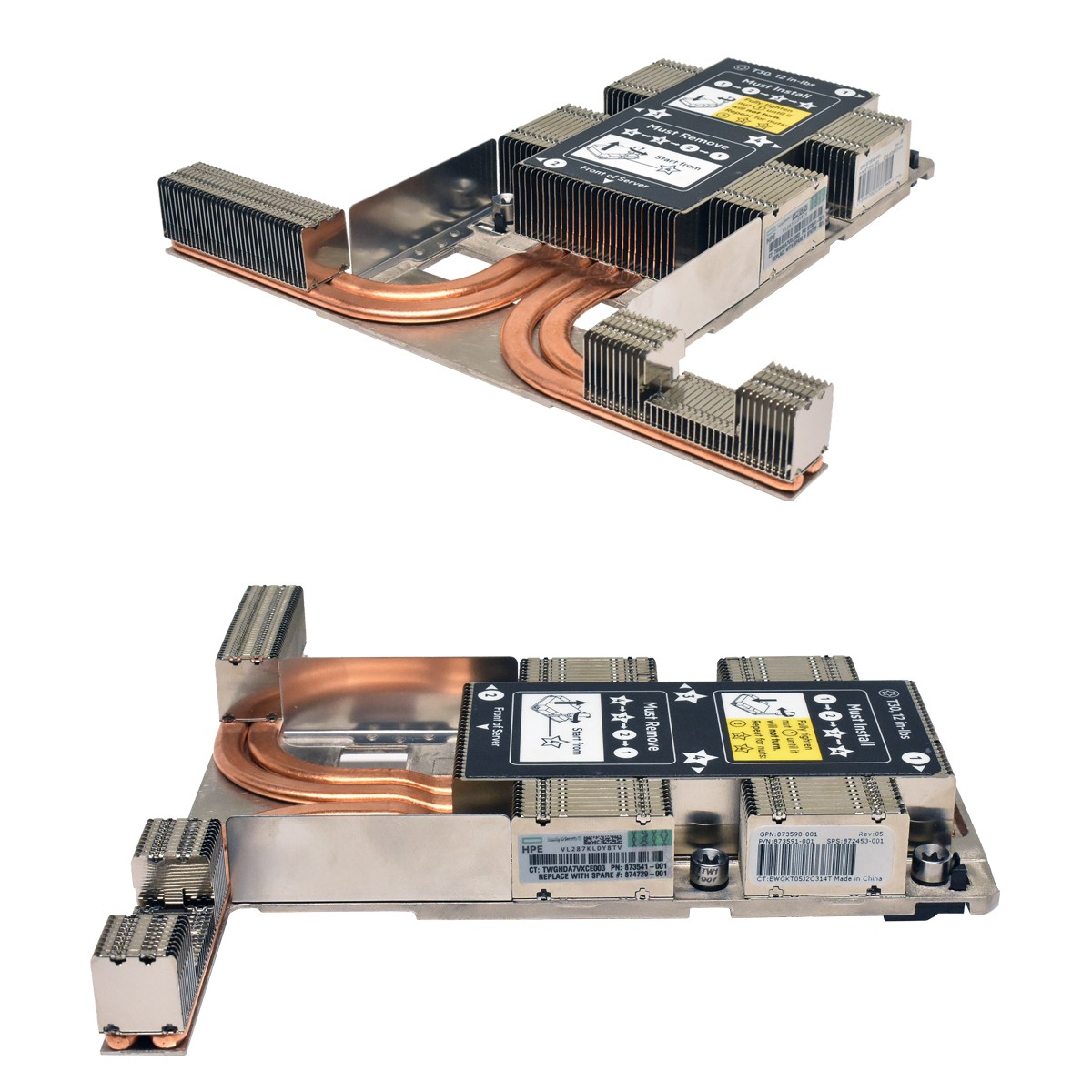 HP DL360 DL560 G10 Radiator Heatsink 873590-001 873591-001 872453-001