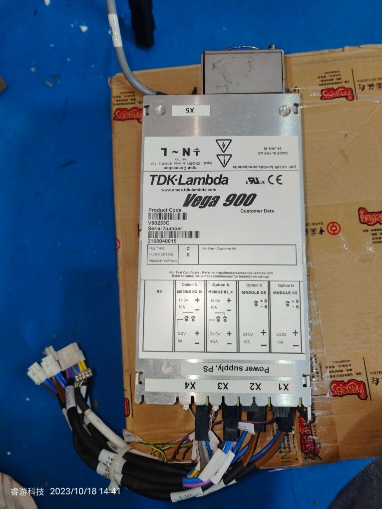 1PC USED TDK-LAMBDA VEGA 900 V90253C Via DHL or FedEX
