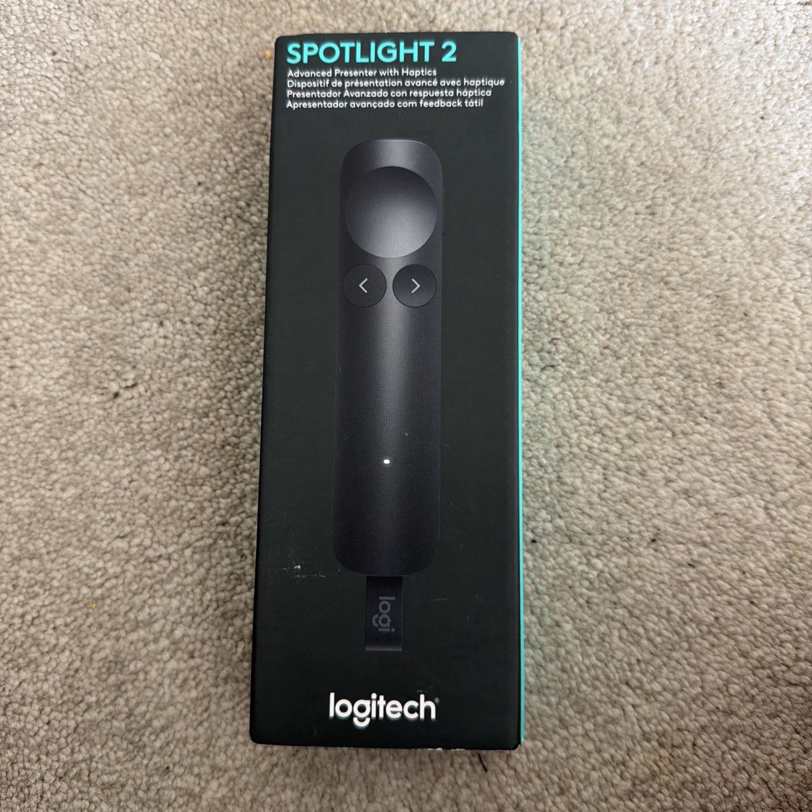 Logitech Spotlight 2 Wireless Bluetooth Laser Pointer Presenter w/ H