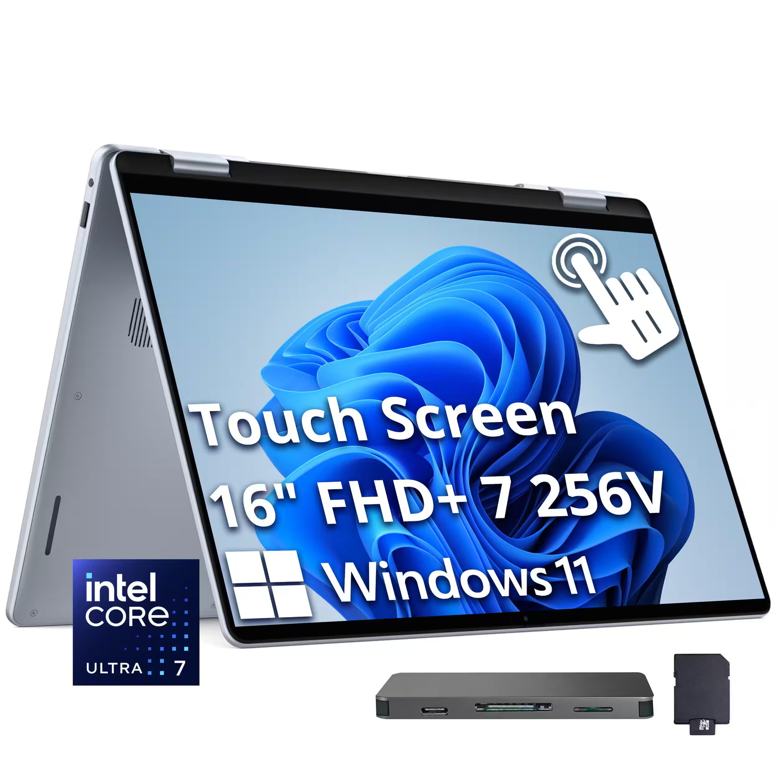 Dell - Plus - + - 16 in 2K 2-in-1 - Core Ultra 7 256V 1TB Storage 16GB Memory