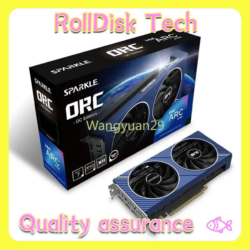 New Sparkle Intel Arc A750 ORC OC Edition 8GB GDDR6 Graphics Card  Fast Shipping
