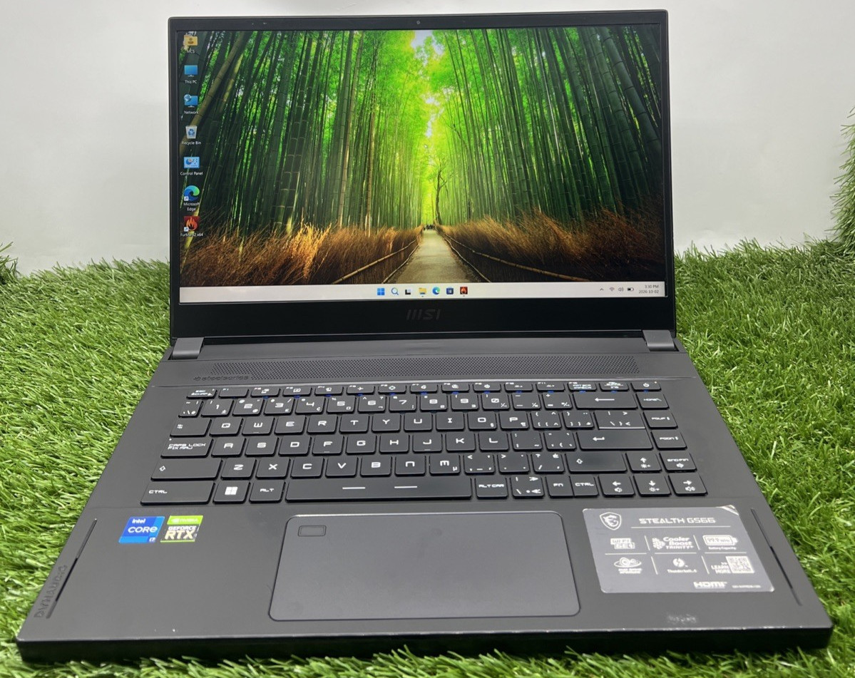 MSI Stealth GS66 15.6"FHD i7-12700H@2.70Ghz 16GB RAM 512GB SSD Win11 RTX3060
