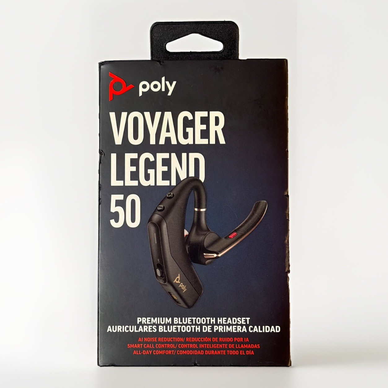 Plantronics Poly Voyager Legend 50 Premium Bluetooth Rechargeable Headset