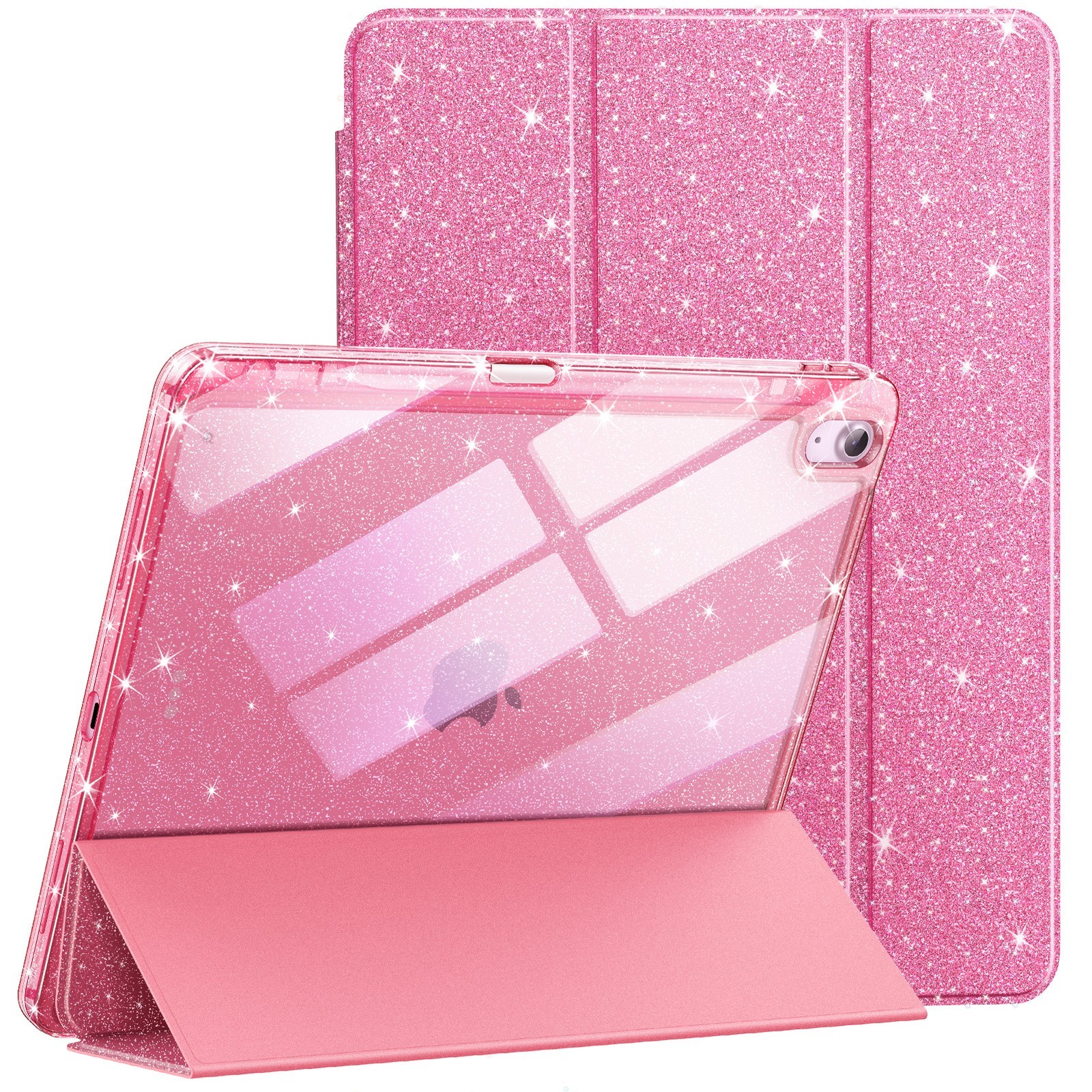 JETech Glitter Case for iPad Air 11-Inch M4/M3/M2 (2026/2025/2024), iPad Air 5/4