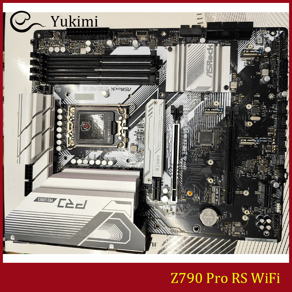 FOR ASROCK Z790 Pro RS WiFi DDR5*4 256GB LGA1700 HDMI 2.1 Motherboard Test OK
