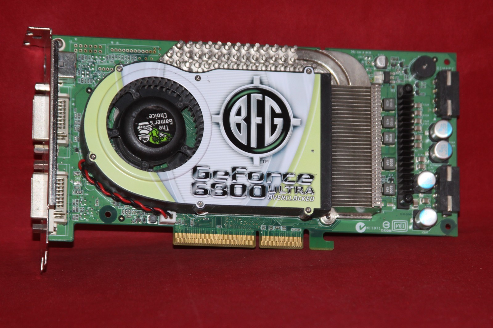 BFG Nvidia GeForce 6800 Ultra, 256MB, AGP Graphics Card (BFGR68256UOC)