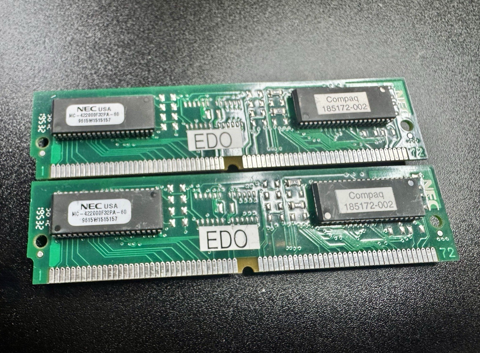 🏆 16MB (2x 8MB) Compaq 185172-002 NEC EDO 72-Pin SIMM Memory RAM Kit Deskpro