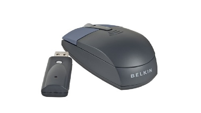 2 x Belkin USB 3-Button Wireless Laptop Travel Optical Scroll Mouse - Canada