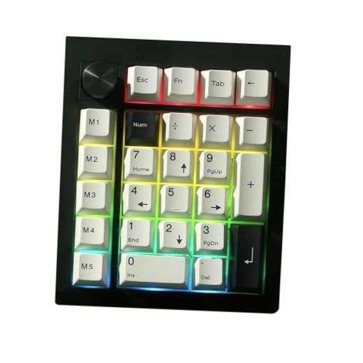 GMK26 Mechanical Numpad,VIA Programmable BT5.0/2.4GHz/Type-C Hot Black