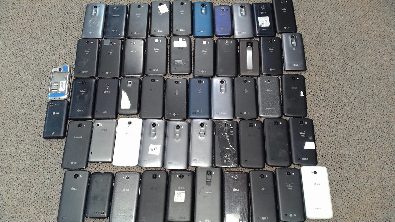 Lot of 52 Untested Older LG Smartphones Cell Phones