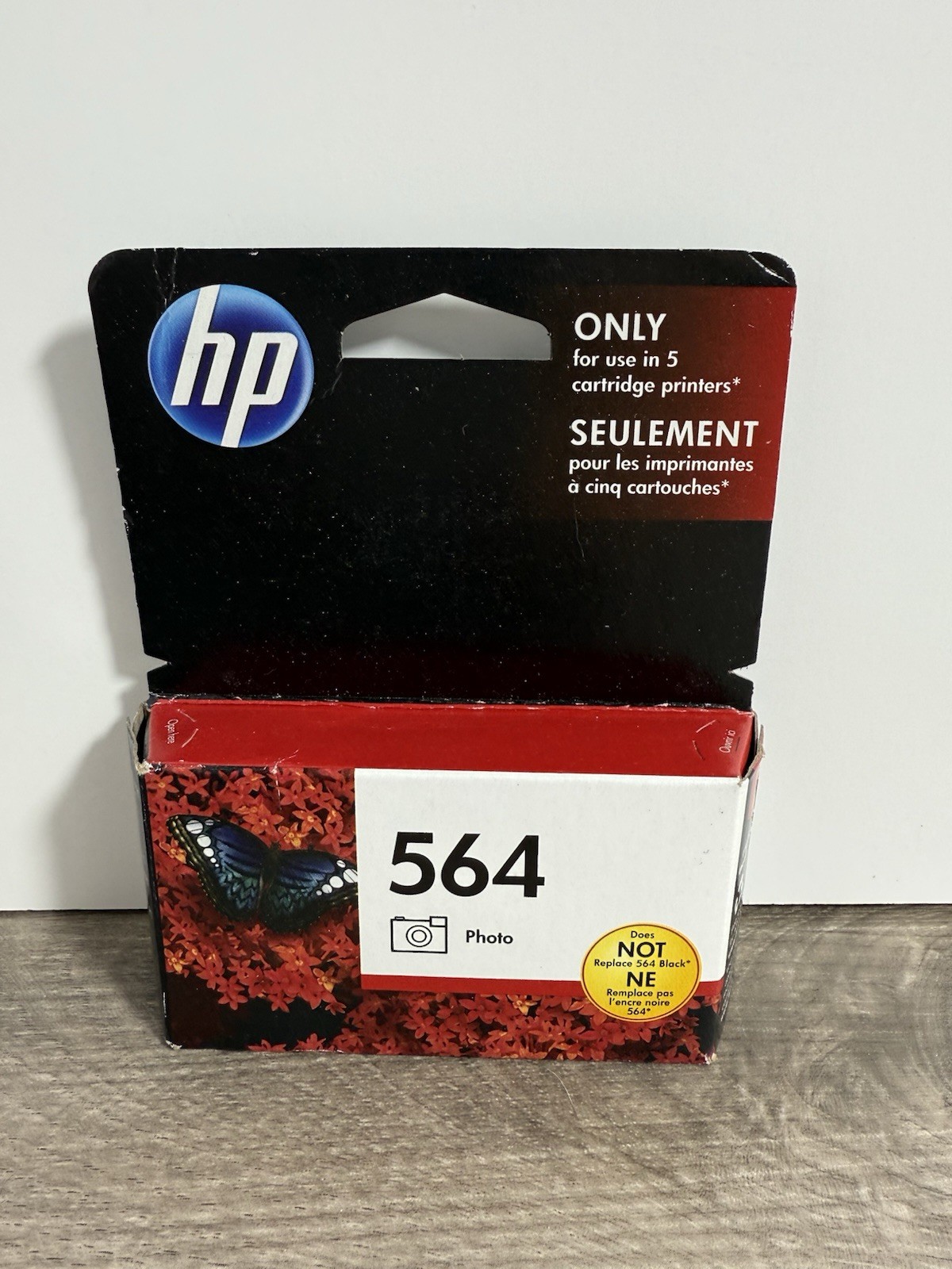 HP 564 Photo Ink Cartridge CB317WN Genuine OEM Original New Sealed Exp 4/19