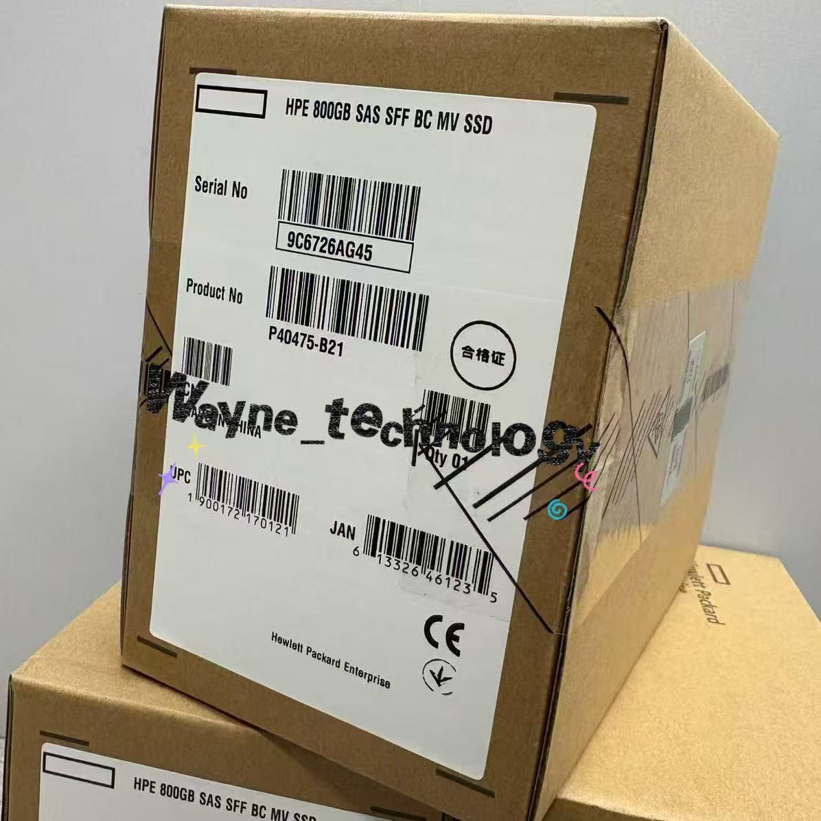 HPE P49047-B21 800GB P49745-001 2.5" Mixed Use SAS 12Gb/s SSD For Gen10+ Gen11