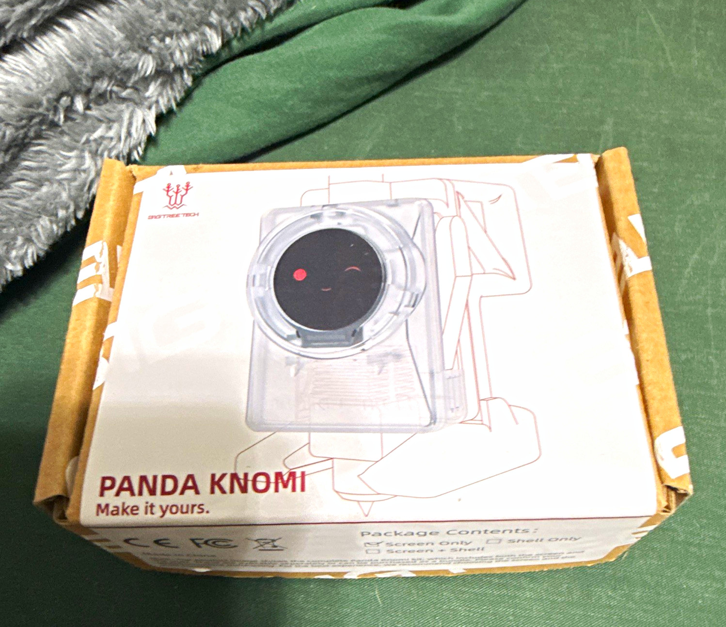 BIGTREETECH Panda KNoMI A1 with panda branch.