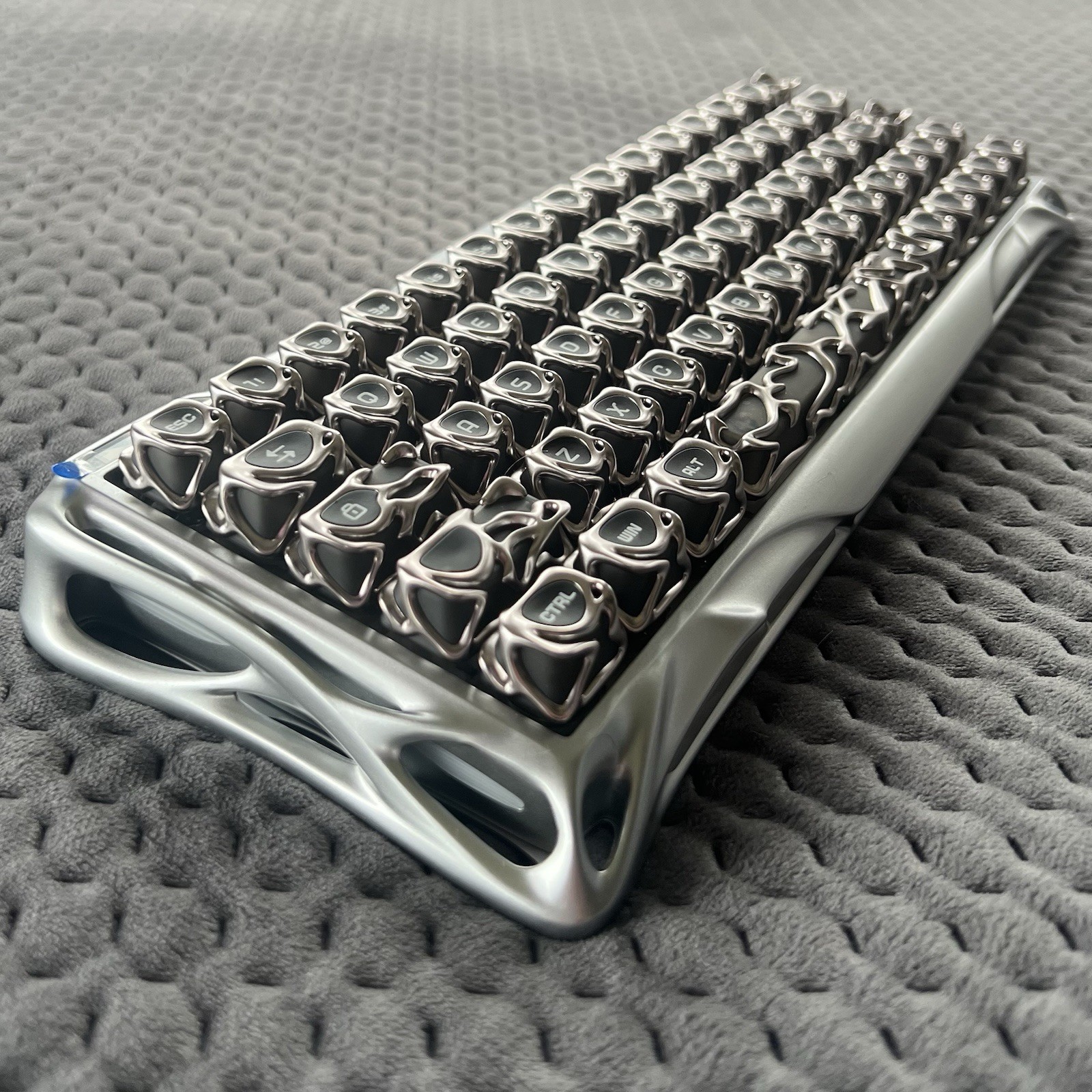 Liquid Metal Custom 60% Gaming Keyboard