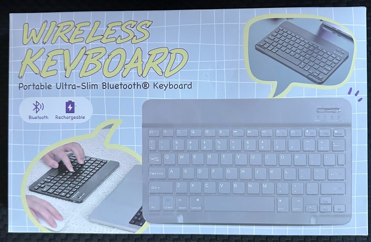 6x SEALED Wireless Portable Ultra-Slim Keyboards Bluetooth 5.2 USB-C MAC Win Tab