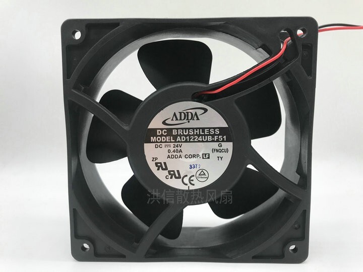 ADDA 12038 AD1224UB-F51 24V 0.40A 120mm inverter cooling fan
